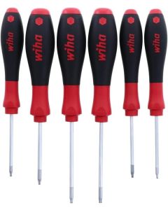 Wiha Tools 6pc Soft Finish Torx Driver Set inc: T6 to T15