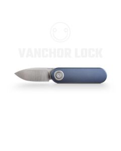 Vosteed Corgi V, Vanchor Lock, Sanvik 14C28N Blade, Blue Aluminum Handle - A3713