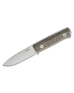LionSteel B40 Bushcraft Series Green Micarta Handles, Sleipner blade steel
