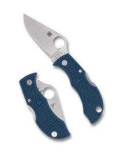 Spyderco Manbug Cobalt Blue FRN Handle, CPM SPY27 Blade Steel ~ MPCBL