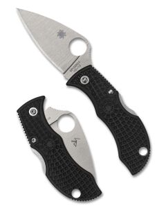 Spyderco Manbug Lightweight Leaf Shape Plain Edge Blade ~ MBKLFP