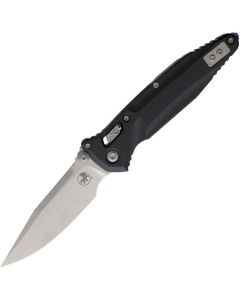 Microtech Socom Ram-Lok, Stonewash Bohler M390MK blade, Black Aluminium Handle (159RL-10)