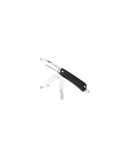 RUIKE Knives S31 Keyring Knife, Black G10 Handles