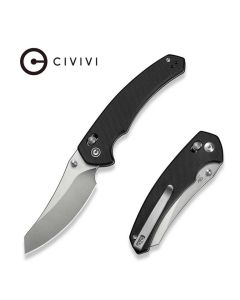 CIVIVI Knives Sixgill, Crossbar Lock, Black G10 Handles, Nitro-V Blade Steel  C24050-1
