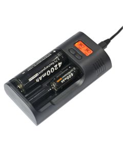 Soshine Charger T2 LCD Li-ion, Lifepo4 & NiMH