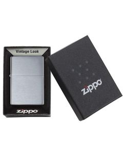 Zippo Vintage Brushed Chrome