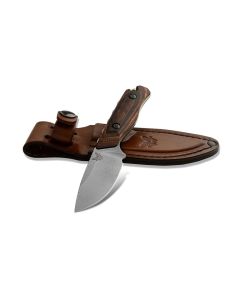 Benchmade 15017 Hidden Canyon Skinning Knife S30V Blade Steel, Wood scales