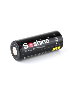 Soshine Li-ion Panasonic 26650 5500mah High Current draw, w/ Protection Circuit. 