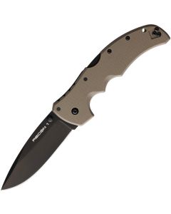 Cold Steel Recon 1 Dark Earth G10, Black Spear Point Plain Edge S35VN Blade - 27BSDEBK