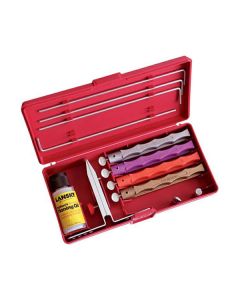 LANSKY 4-Stone Deluxe Diamond Precision Knife Sharpening Kit