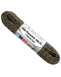 Atwood 550 Cord Paracord 100ft - Digital Woodlands