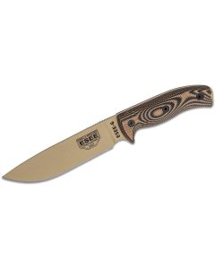 ESEE Knives ESEE-6PDT-005 Coyote and Black 3D Machined G10 Handle