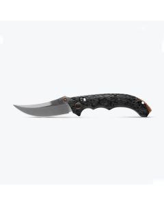 Benchmade 865-02 Mini Bedlam Scimitar, Carbon Fibre Scales, S90V Blade