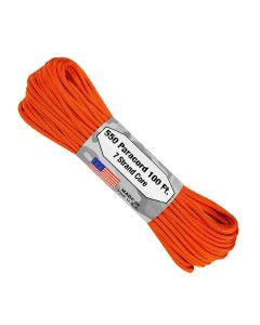 Atwood 550 Cord Paracord 100ft - Burnt Orange