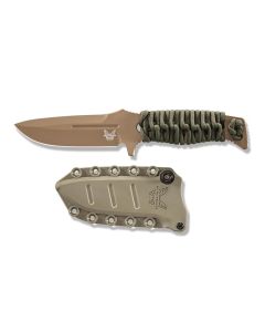 Benchmade 375FE-1 ADAMAS, Fixed Blade, Flat Earth CruWear Blade 