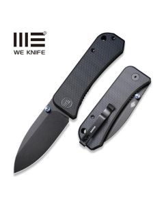 WE KNIFE 2004B Banter Black G10, Black Stonewash S35VN Spear Point blade