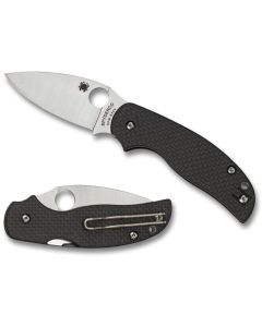  Spyderco Sage 5, S30V Satin Plain Blade, Carbon Fibre/G10 Laminate Scales ~ C123CFPCL