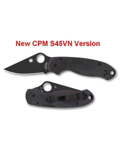 Spyderco Para 3 G10 with S45VN Black Blade ~ C223GPBK