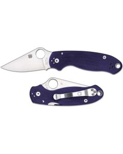 Spyderco Para 3 G10 Dark Blue with S110V Blade ~ C223GPDBL