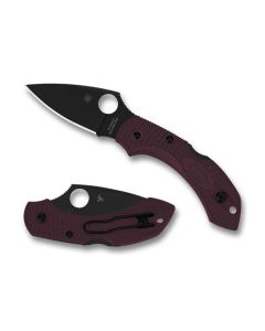 Spyderco Dragonfly 2 Lightweight Micro-Melt PD#1 Black Blade ~ C28BGBK2