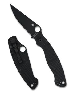 Spyderco Military 2 Salt, Black G10 Scales, Black Magnacut Blade Steel, Compression Lock ~ C36GMCBKP2