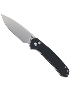 CJRB Large Pyrite, AR-RPM9 Blade steel, Black G10 Handles, Button Lock ~ J1925L-BK