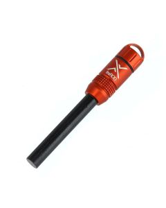EXOTAC fireROD with Tinder Capsule Ferrocerium Fire Starter Orange