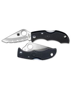 Spyderco Ladybug 3 Black FRN Serrated edge ~ LBKS3