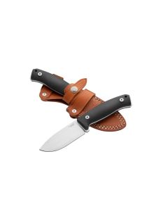 LionSteel M2M Fixed Blade, Black Black G10 Handles, M390 Blade Steel
