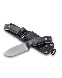 LionSteel M3 Fixed Blade, Black Micarta Handles, Niolox Blade Steel