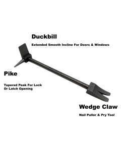 Maratac 8" Ti Hooligan Forced Entry Tool - Titanium