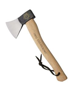 Prandi 600gr German Style Hatchet, 14" Curved Handle, Traditional finish, IATF spec