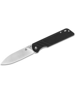 QSP Parrot, Black G10 Scales, D2 Satin Blade, Version 2 ~ QS102-A
