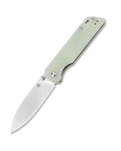 QSP Parrot, Jade G10 Scales, D2 Satin Blade, Version 2 ~ QS102-C