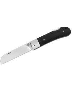 QSP Worker, Black G10 Scales, D2 Satin Blade ~ QS128-A