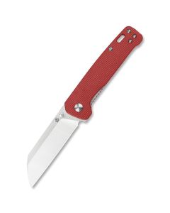 QSP Penguin, Red Micarta Scales, D2 Sheepsfoot Blade ~ QS130-D