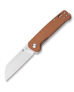 QSP Penguin, Tan Micarta Scales, D2 Sheepsfoot Blade Blade ~ QS130-J