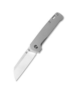 QSP Penguin Titanium, 154CM Sheepsfoot Satin Blade Blade ~ QS130-P