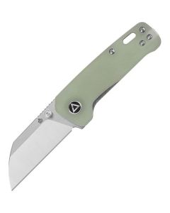 QSP Penguin Mini, Jade G10 Scales, Sanvik 14C28N Sheepsfoot Blade ~ QS130XSF1