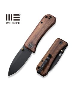WE KNIFE 2004K Banter Cuibourtia Wood, Black Stonewash S35VN Spear Point blade