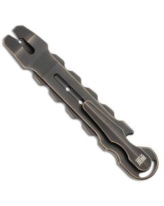 WE KNIFE Gesila Titanium Pry Bar Antique Bronze