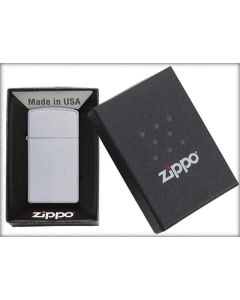 Zippo Slim Satin Chrome