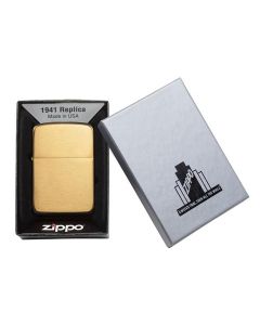 Zippo 1941 Replica, Brushed Brass
