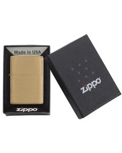 Zippo Classic Brushed Brass Finish
