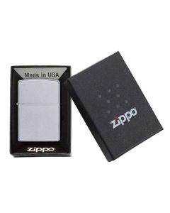 Zippo Satin Chrome Lighter 205