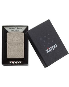 Zippo Armor Antique Silver Plate