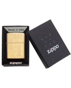 Zippo Venetian High Polish Brass