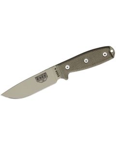 ESEE Knives ESEE-4P-DT Desert Tan Blade, Micarta Handles, OD Green Sheath