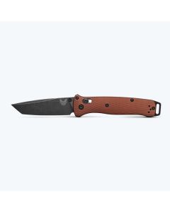 Benchmade 537BK-07 Bailout DLC Black Magnacut Tanto Blade, Burnt copper Aluminium Handle