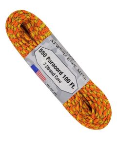 Atwood 550 Cord Paracord 100ft - Atomic